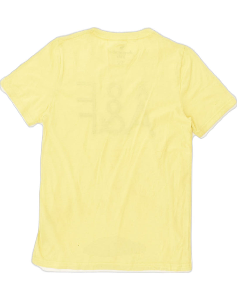 ABERCROMBIE & FITCH Boys Graphic T-Shirt Top 13-14 Years Yellow Cotton | Vintage Abercrombie & Fitch | Thrift | Second-Hand Abercrombie & Fitch | Used Clothing | Messina Hembry 