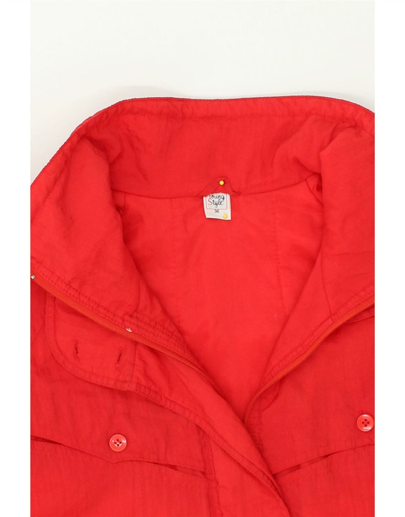 VINTAGE Womens Oversized Bomber Jacket EU 36 Small Red | Vintage Vintage | Thrift | Second-Hand Vintage | Used Clothing | Messina Hembry 