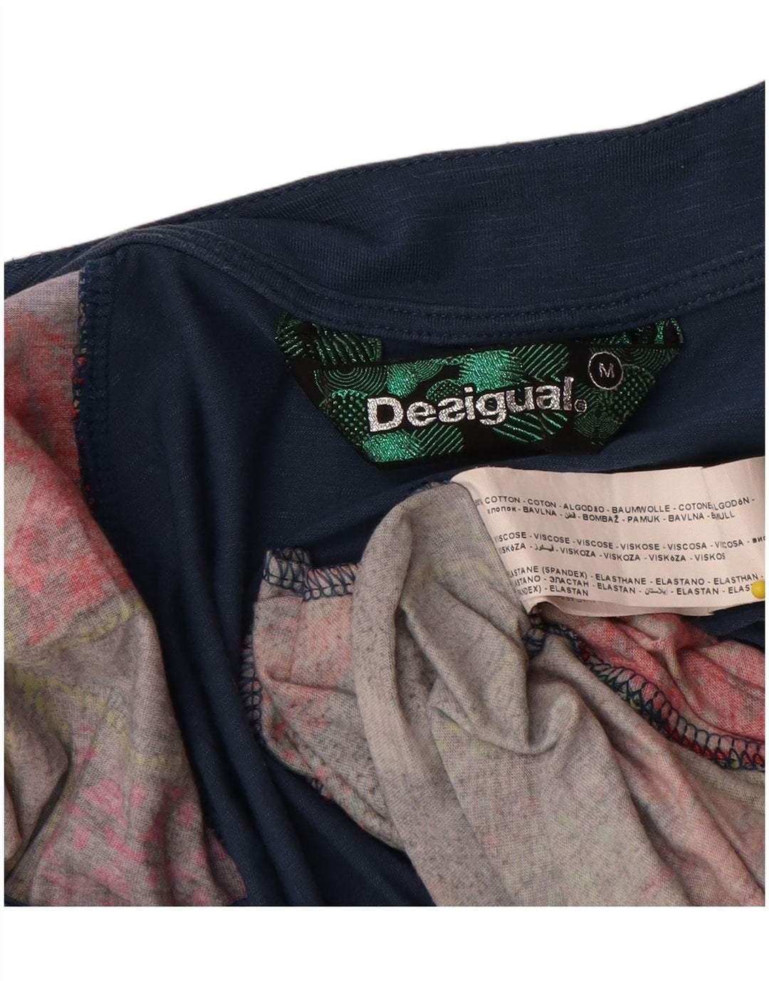 Desigual Womens Graphic Bubble Dress UK 12 Medium Multicoloured Geometric