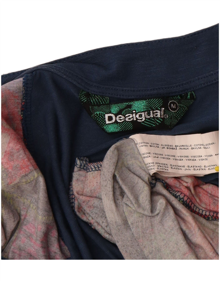 Desigual Womens Graphic Bubble Dress UK 12 Medium Multicoloured Geometric