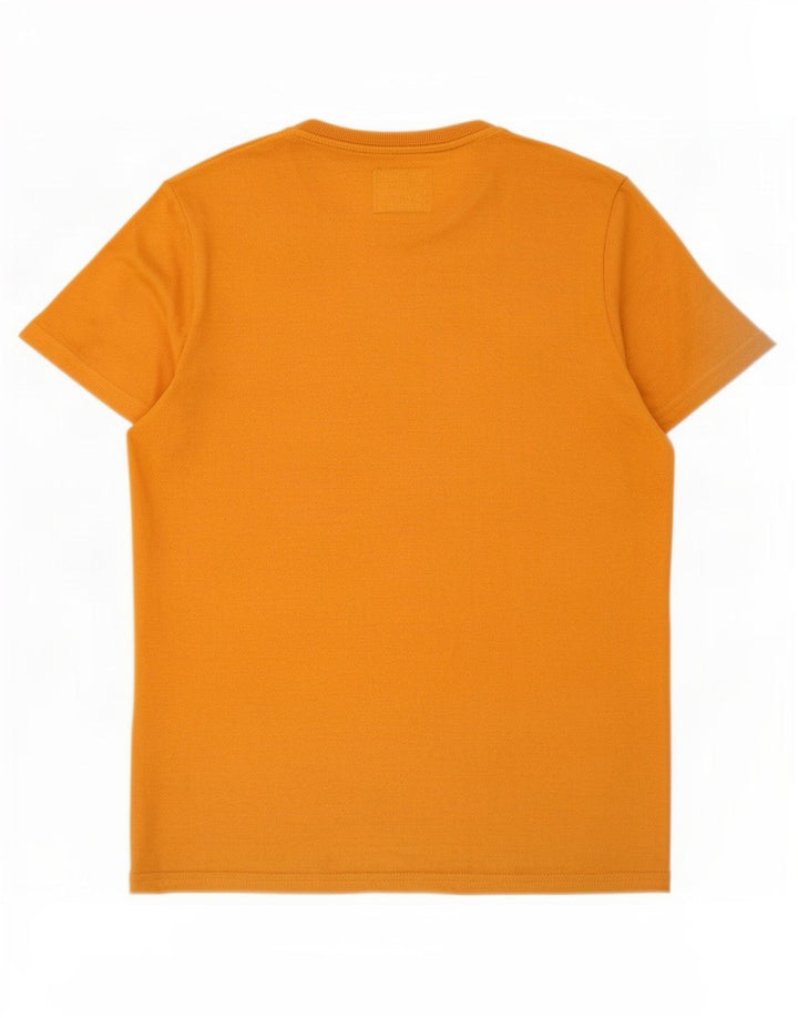 Superdry Mens Graphic T-Shirt Top Large Orange Cotton
