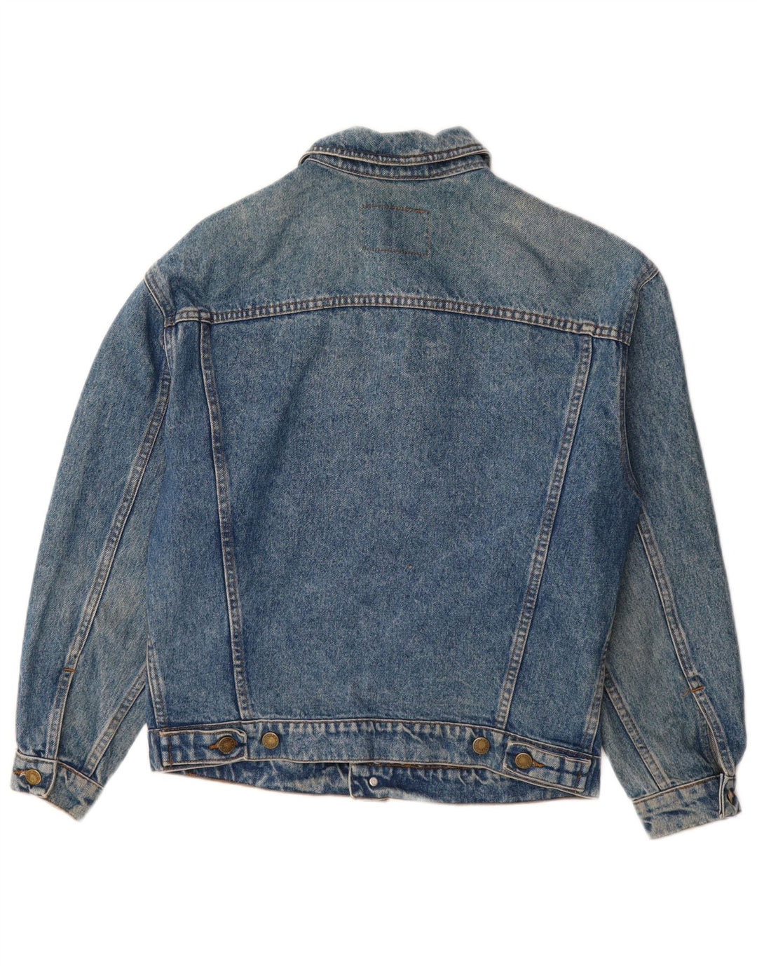 Vintage Mens Denim Jacket UK 36 Small Blue Cotton