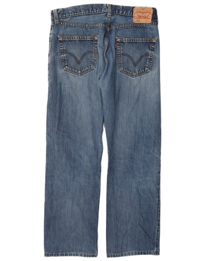 Levi's Mens 501 Straight Jeans W34 L30 Blue