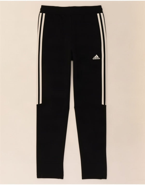 Adidas Boys Aeroready Tracksuit Trousers 11-12 Years Black Polyester