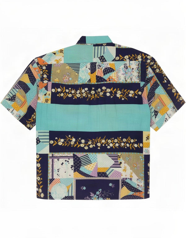 Tipo' S Mens Short Sleeve Loose Fit Shirt Small Multicoloured Floral