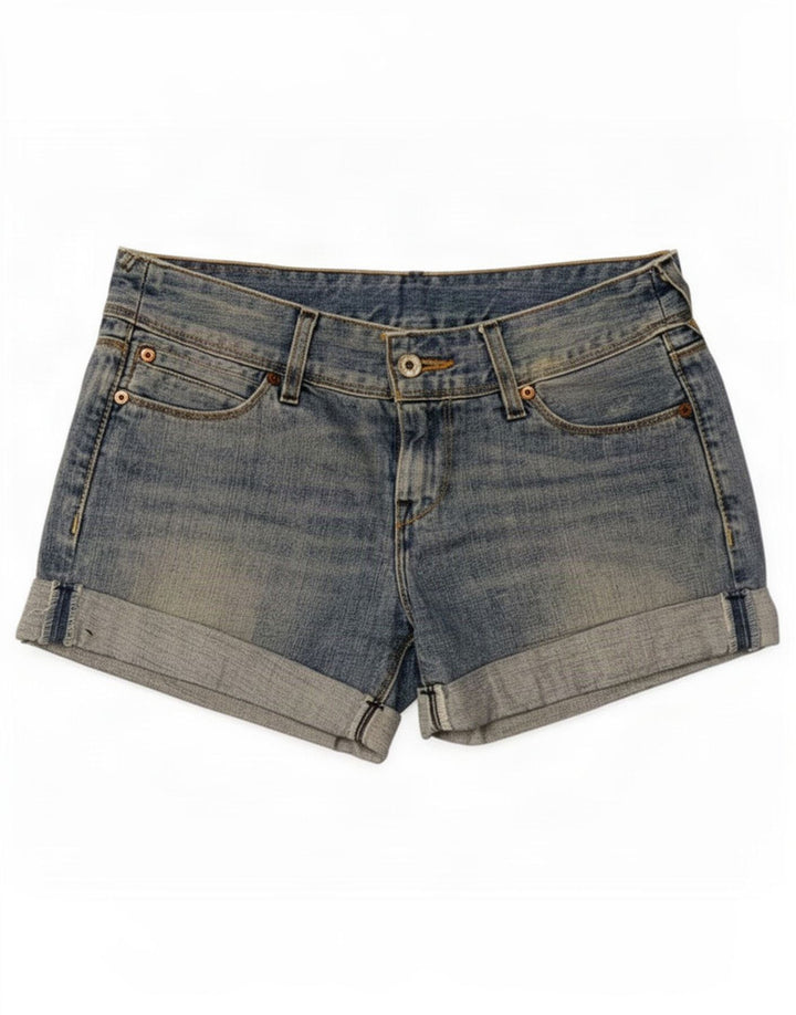 Levi's Womens Denim Shorts Small W27 Blue Cotton