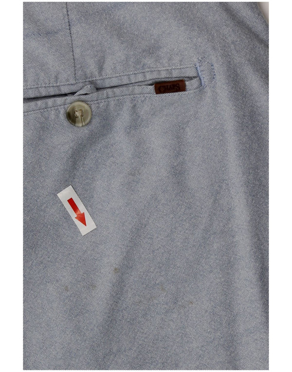 Chaps Mens Chino Shorts W38 XL Blue Cotton