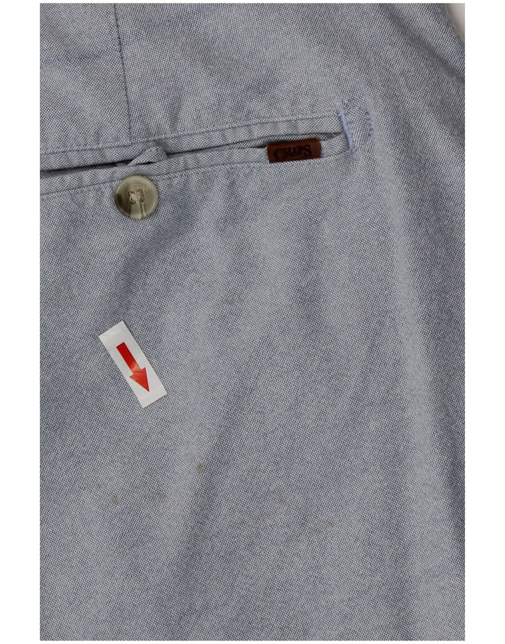 Chaps Mens Chino Shorts W38 XL Blue Cotton