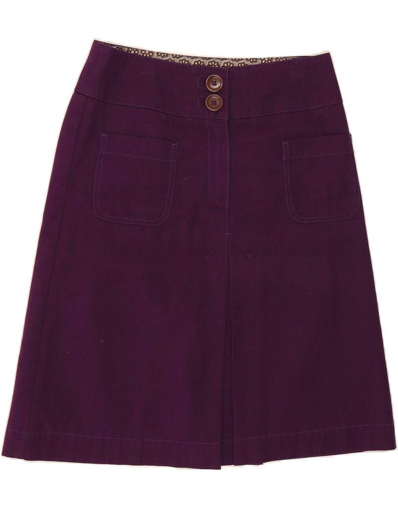 BODEN Womens A-Line Skirt UK 10 Small W28  Purple Vintage Boden and Second-Hand Boden from Messina Hembry 