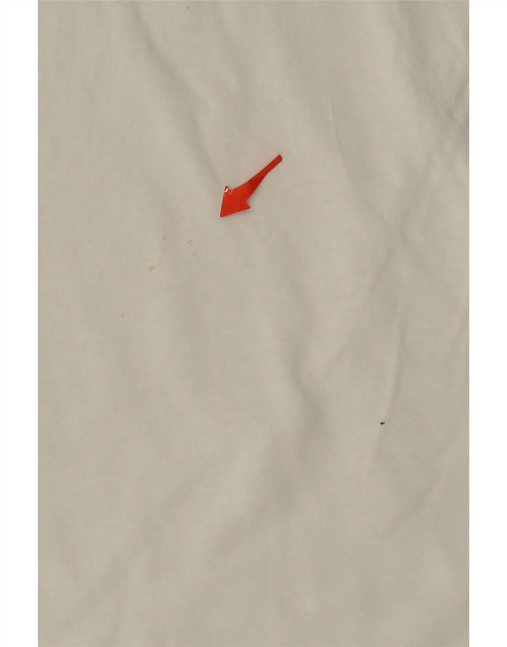 TOMMY HILFIGER Mens Graphic T-Shirt Top Medium White Vintage Tommy Hilfiger and Second-Hand Tommy Hilfiger from Messina Hembry 