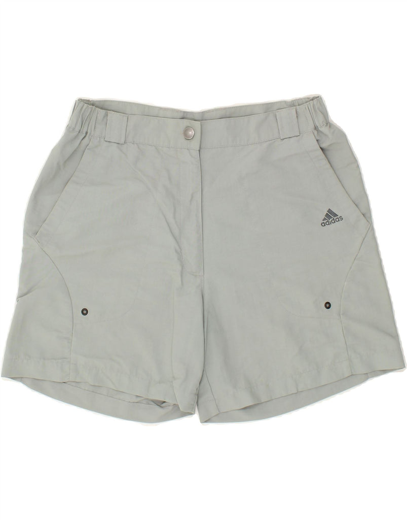 ADIDAS Womens Sport Shorts UK 16 Large Grey Polyamide Vintage Adidas and Second-Hand Adidas from Messina Hembry 