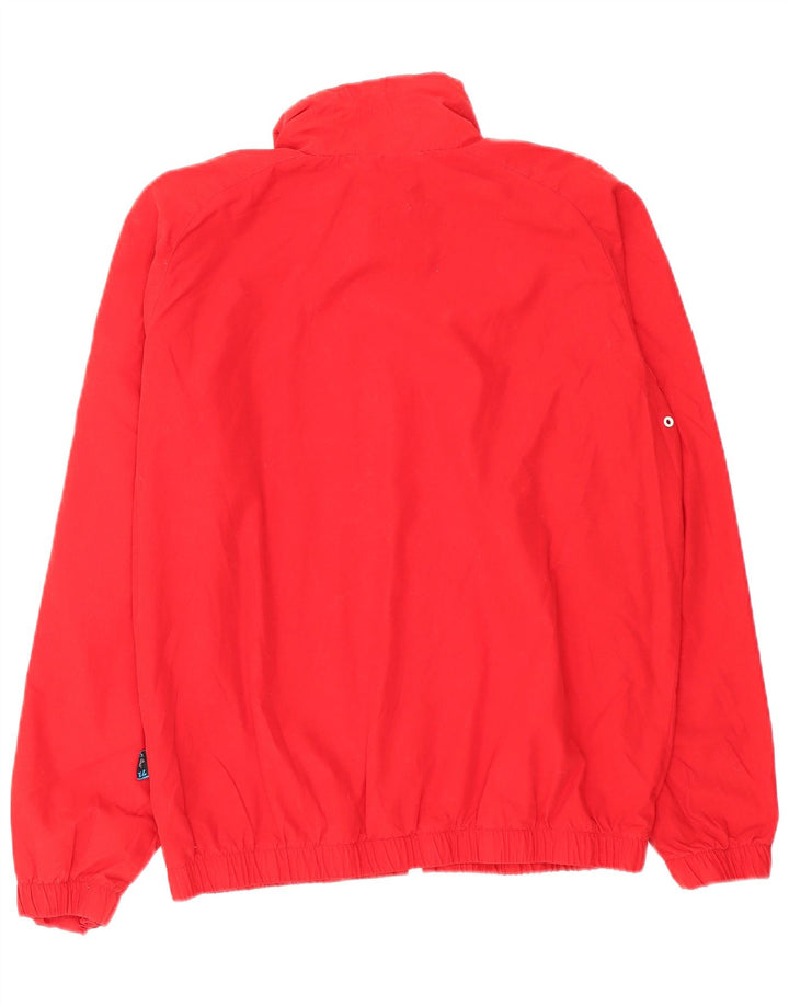 Nike Mens Rain Jacket UK 42/44 Large Red Colourblock