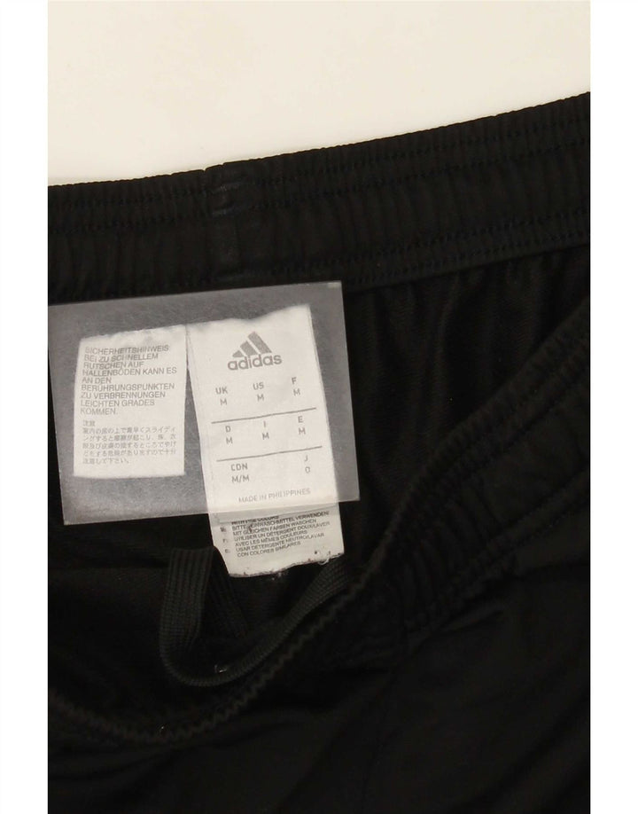 Adidas Mens Tracksuit Trousers Joggers Medium Black Polyester