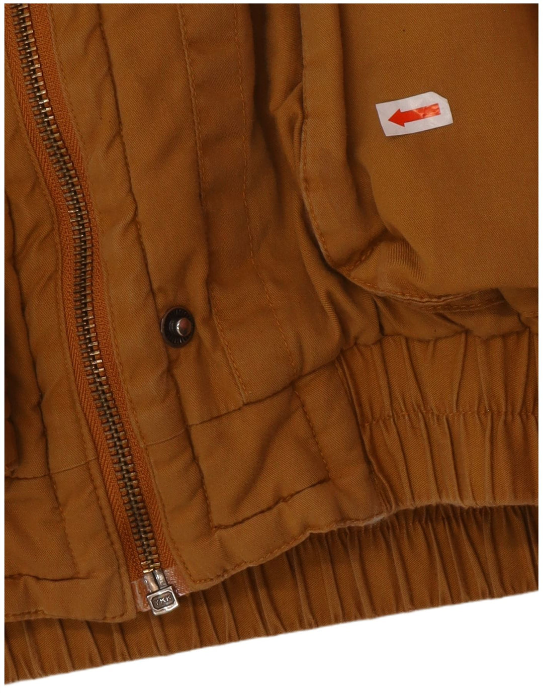 VINTAGE Womens Oversized Windbreaker Jacket IT 42 Medium Brown Cotton