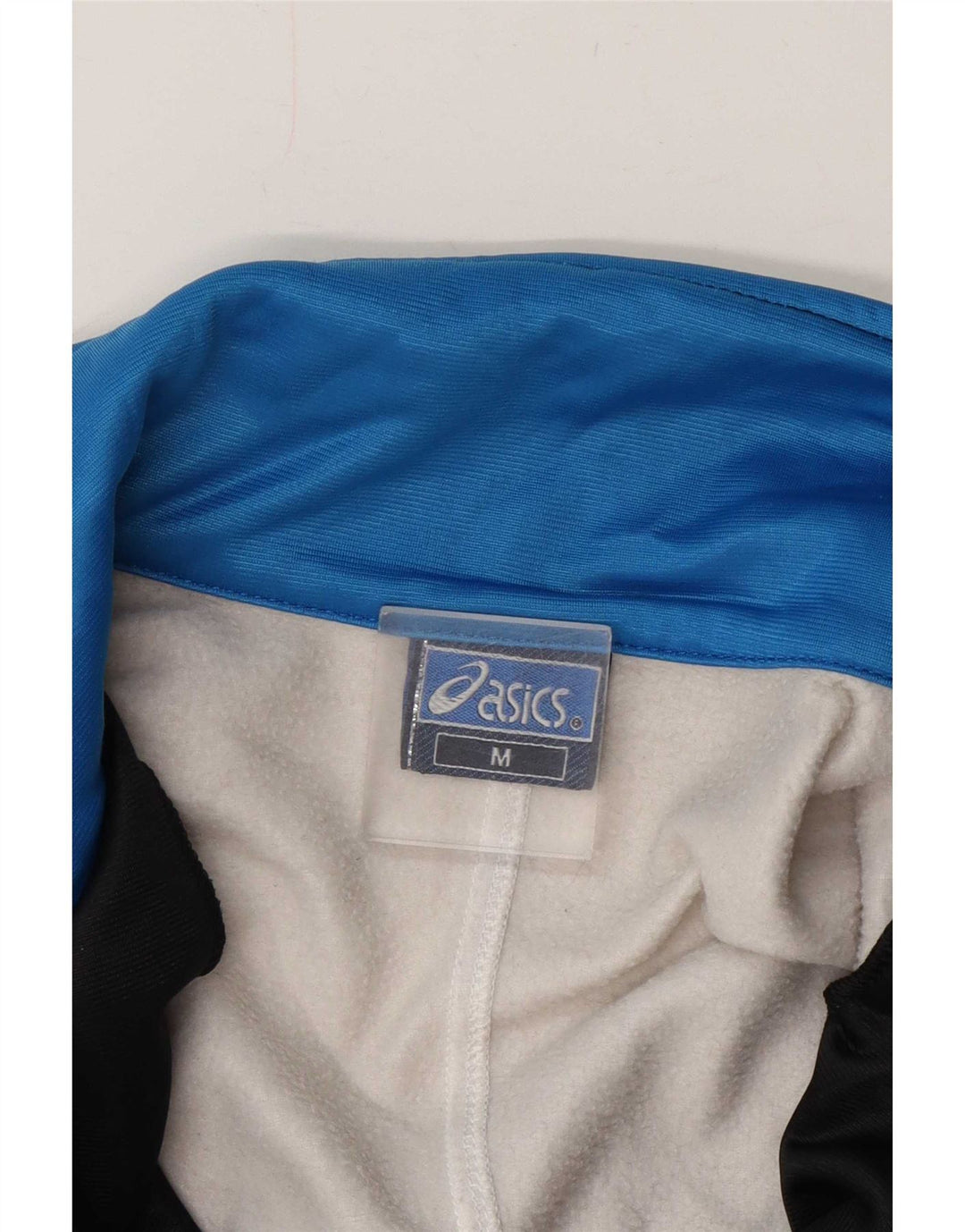 Asics Mens Graphic Tracksuit Top Jacket Medium Black Colourblock