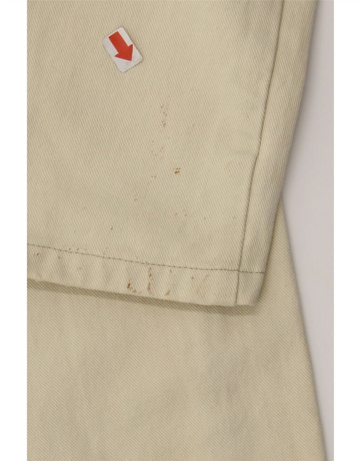 ARIZONA Womens Straight Jeans W32 L28 Beige Cotton Vintage Arizona and Second-Hand Arizona from Messina Hembry 