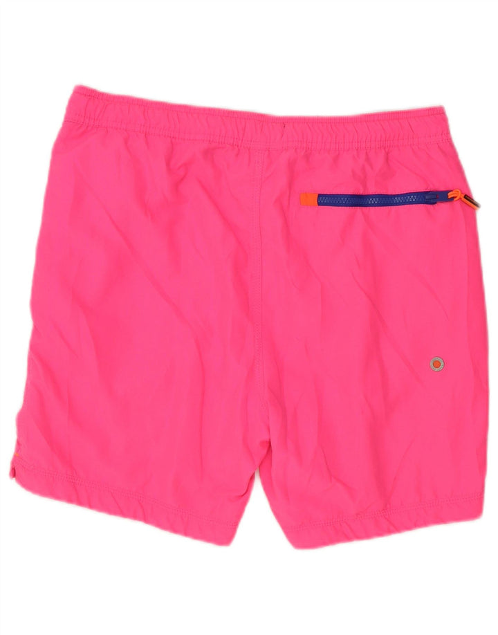 Superdry Mens Graphic Swimming Shorts Medium Pink