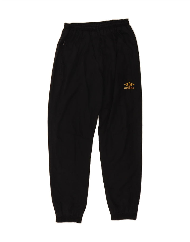 UMBRO Mens Tracksuit Trousers Joggers Medium Black Polyester Vintage Umbro and Second-Hand Umbro from Messina Hembry 