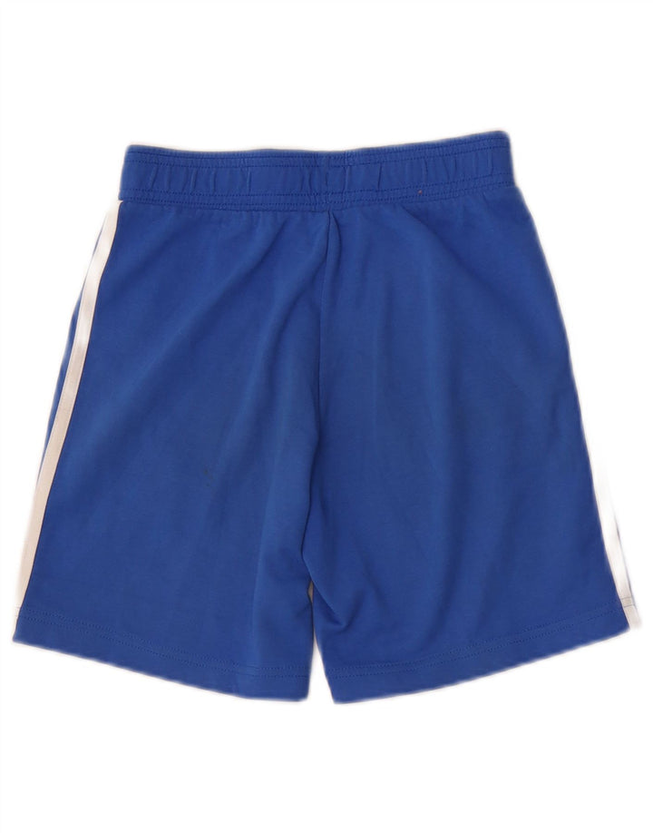 Adidas Boys Sport Shorts 9-10 Years Small Blue Cotton