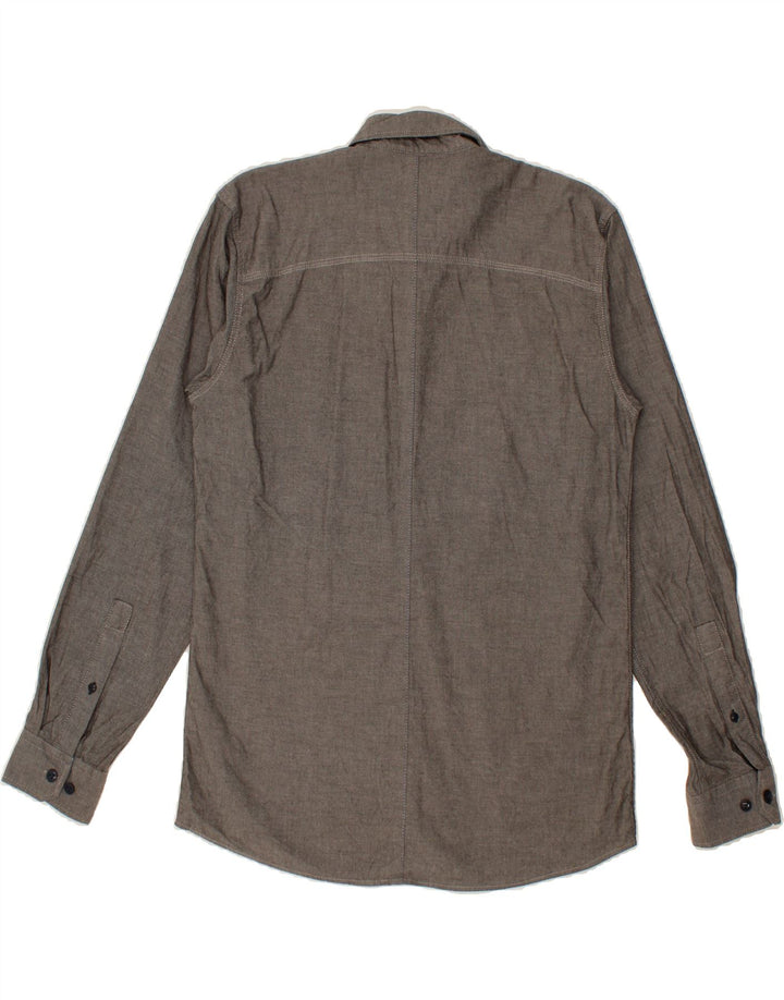 JACK & JONES Mens Shirt Large Grey Vintage Jack & Jones and Second-Hand Jack & Jones from Messina Hembry 