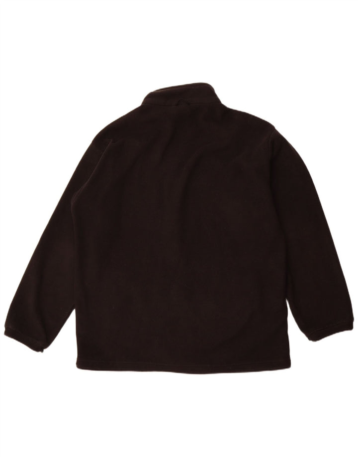 Jack Wolfskin Mens Fleece Jacket UK 46/48 2XL Black Polyester