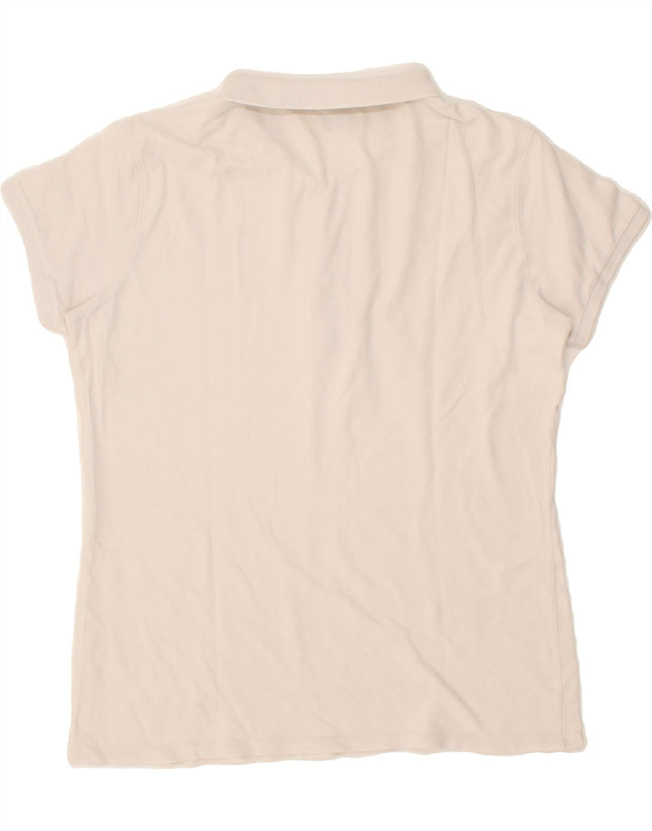 DIADORA Womens Polo Shirt UK 20 2XL White Vintage Diadora and Second-Hand Diadora from Messina Hembry 