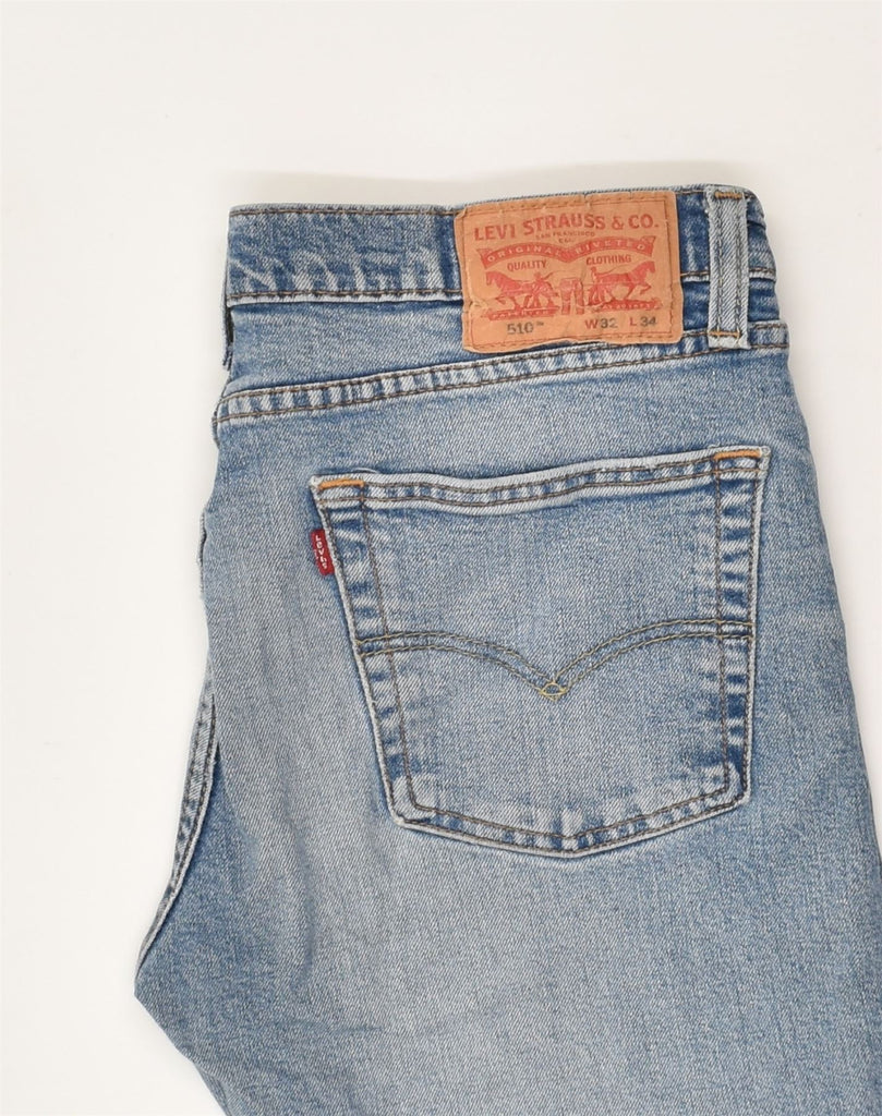 LEVI'S Mens 510 Slim Jeans W32 L34 Blue Cotton | Vintage Levi's | Thrift | Second-Hand Levi's | Used Clothing | Messina Hembry 