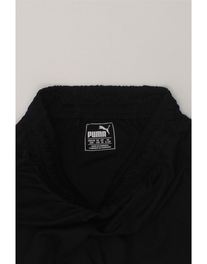 PUMA Boys Sport Shorts 9-10 Years Black | Vintage Puma | Thrift | Second-Hand Puma | Used Clothing | Messina Hembry 