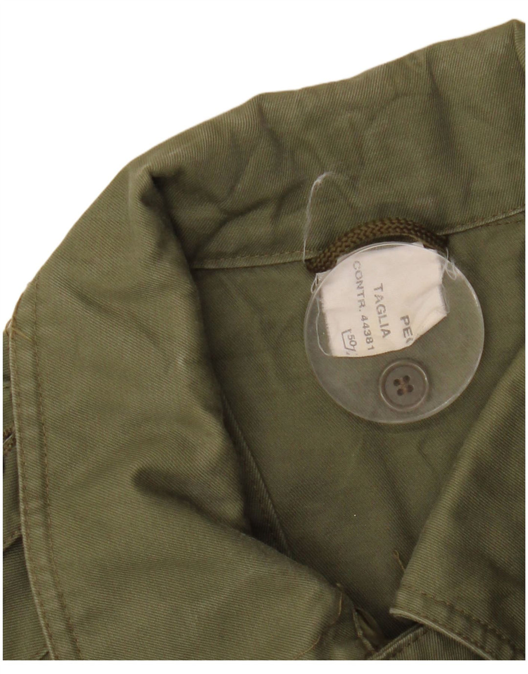 Vintage Mens Military Coat UK 42 XL Khaki