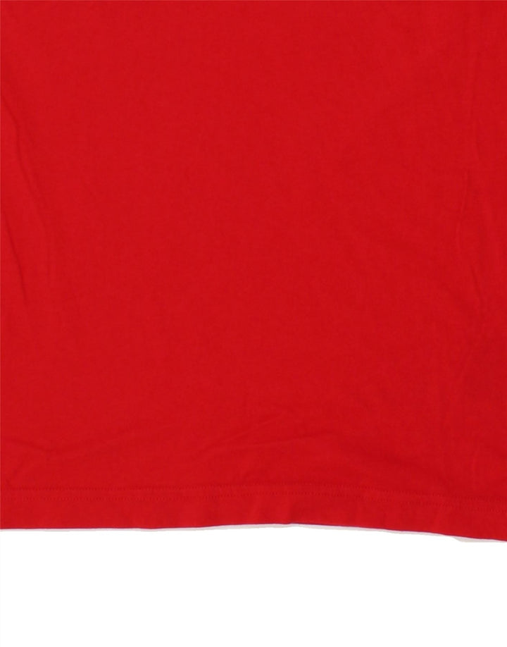 TOMMY HILFIGER Mens T-Shirt Top Small Red Cotton | Vintage Tommy Hilfiger | Thrift | Second-Hand Tommy Hilfiger | Used Clothing | Messina Hembry 