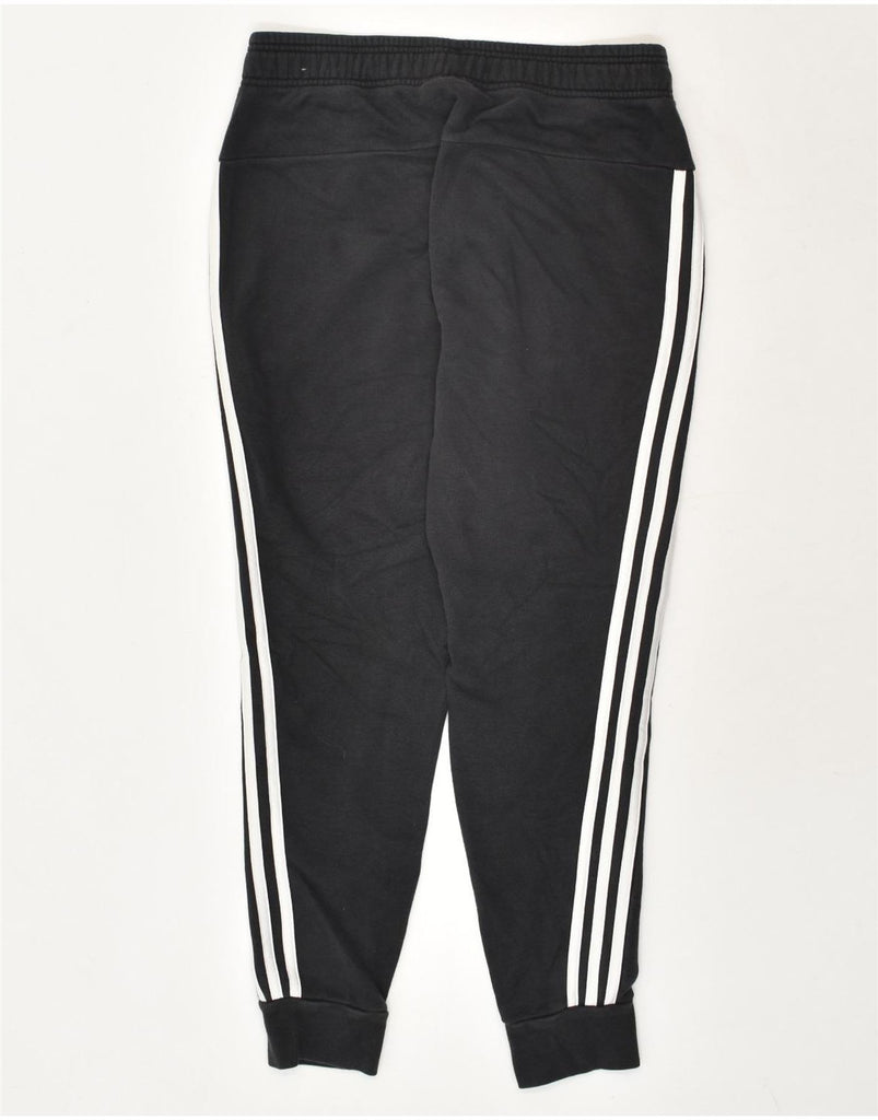 ADIDAS Womens Tracksuit Trousers Joggers UK 8/10 Small Black Cotton | Vintage Adidas | Thrift | Second-Hand Adidas | Used Clothing | Messina Hembry 