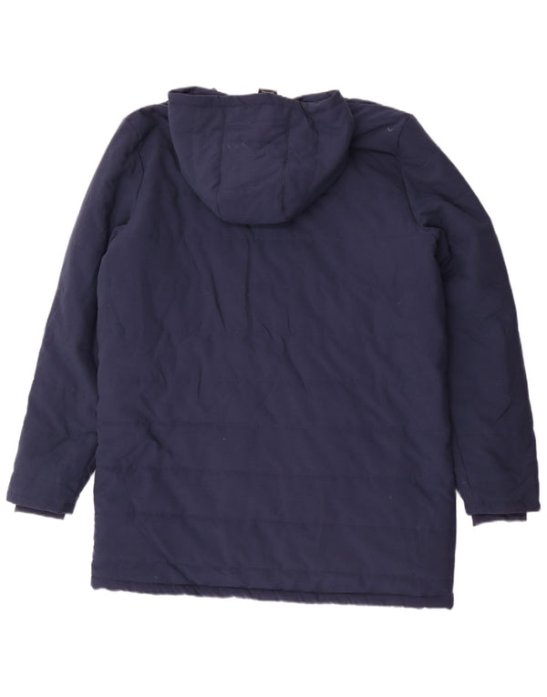 New Balance Mens Hampshire Cricket Hooded Padded Coat UK 42 XL Navy Blue
