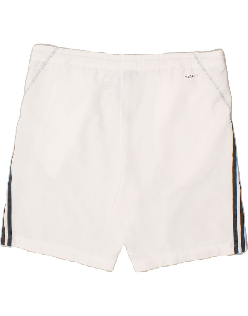 ADIDAS Mens Climalite Sport Shorts Medium White | Vintage Adidas | Thrift | Second-Hand Adidas | Used Clothing | Messina Hembry 