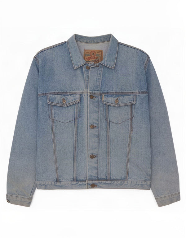 Nicowa Mens Denim Jacket UK 38 Medium Blue