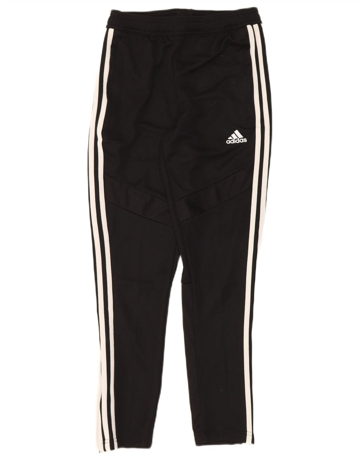 ADIDAS Boys Aeroready Tracksuit Trousers 11-12 Years  Black Polyester
