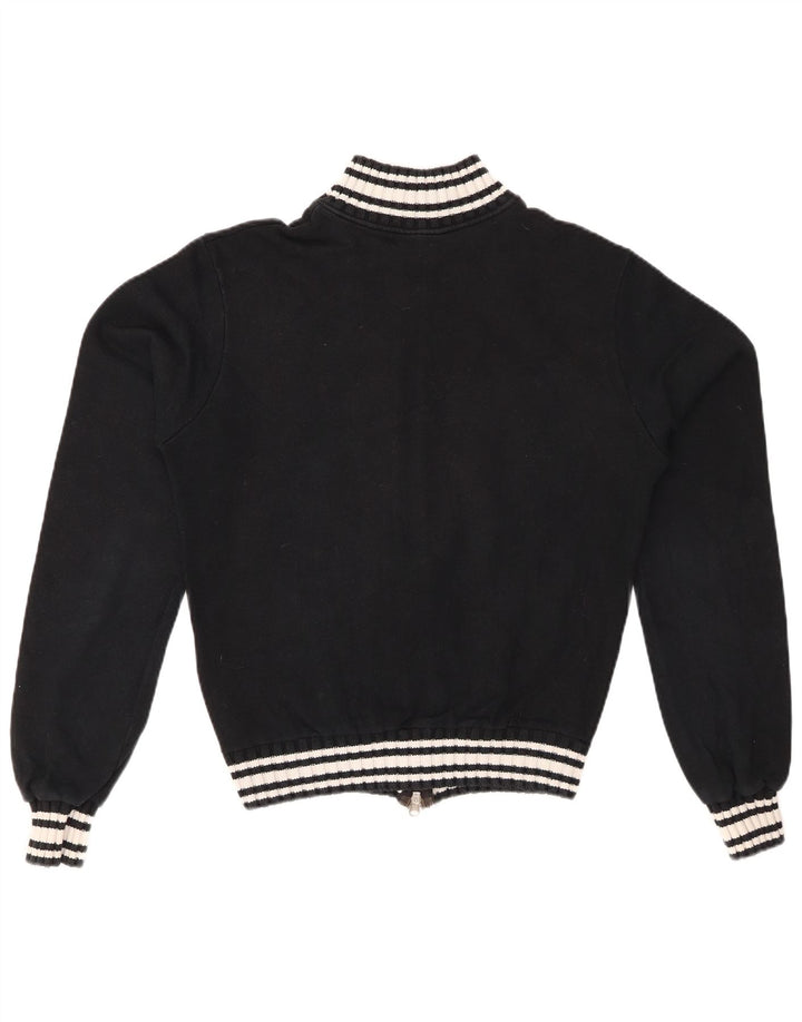 PUMA Womens Tracksuit Top Jacket UK 18 XL Black Cotton