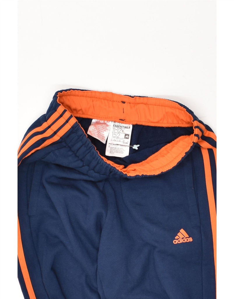 ADIDAS Boys Climalite Tracksuit Trousers Joggers 11-12 Years Navy Blue | Vintage Adidas | Thrift | Second-Hand Adidas | Used Clothing | Messina Hembry 