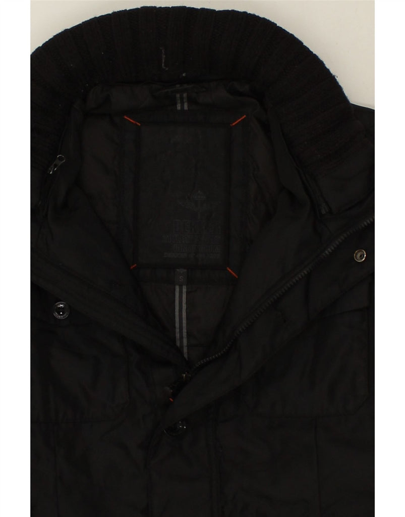 DEKKER Mens Windbreaker Jacket UK 36 Small Black Polyamide | Vintage Dekker | Thrift | Second-Hand Dekker | Used Clothing | Messina Hembry 