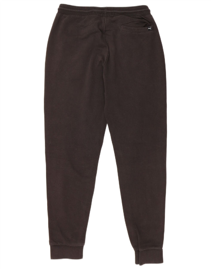 PUMA Mens Tracksuit Trousers Joggers Small  Black Cotton