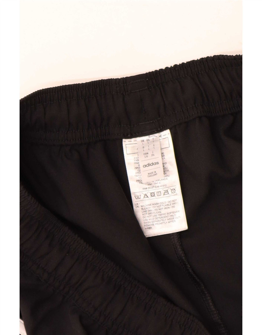 Adidas Mens Aeroready Graphic Sport Shorts Large Black Polyester