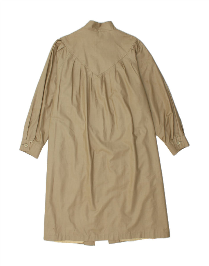 ASCOT Womens Overcoat UK 14 Large Beige Polyester Vintage Ascot and Second-Hand Ascot from Messina Hembry 