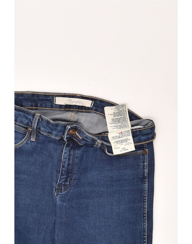 WRANGLER Womens Sara Straight Jeans W29 L30 Blue Cotton | Vintage Wrangler | Thrift | Second-Hand Wrangler | Used Clothing | Messina Hembry 