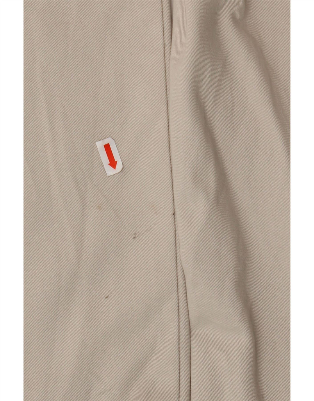 DOCKERS Mens Pegged Chino Trousers W38 L32 Off White Cotton