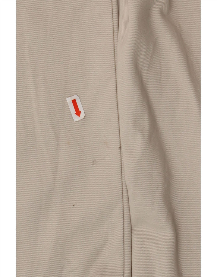 DOCKERS Mens Pegged Chino Trousers W38 L32 Off White Cotton