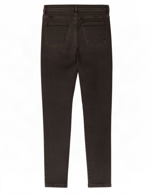 Marks & Spencer Womens Skinny Jeans UK 14 Medium W30 L26 Black Cotton