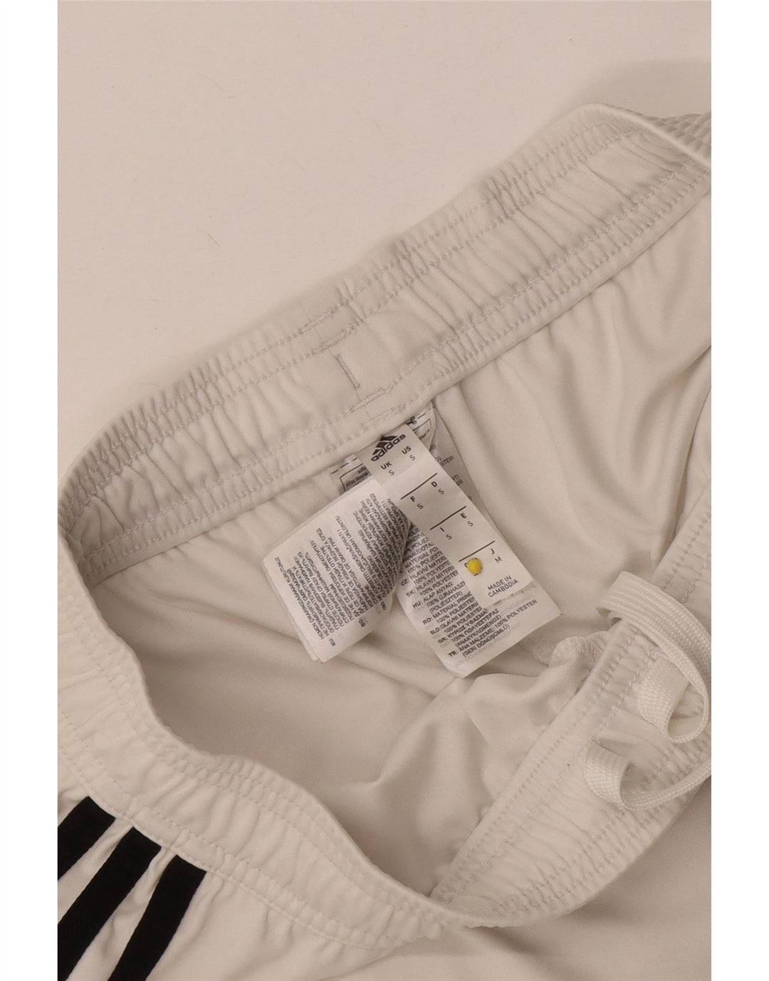 Adidas Mens Juventus Sport Shorts Small White Polyester