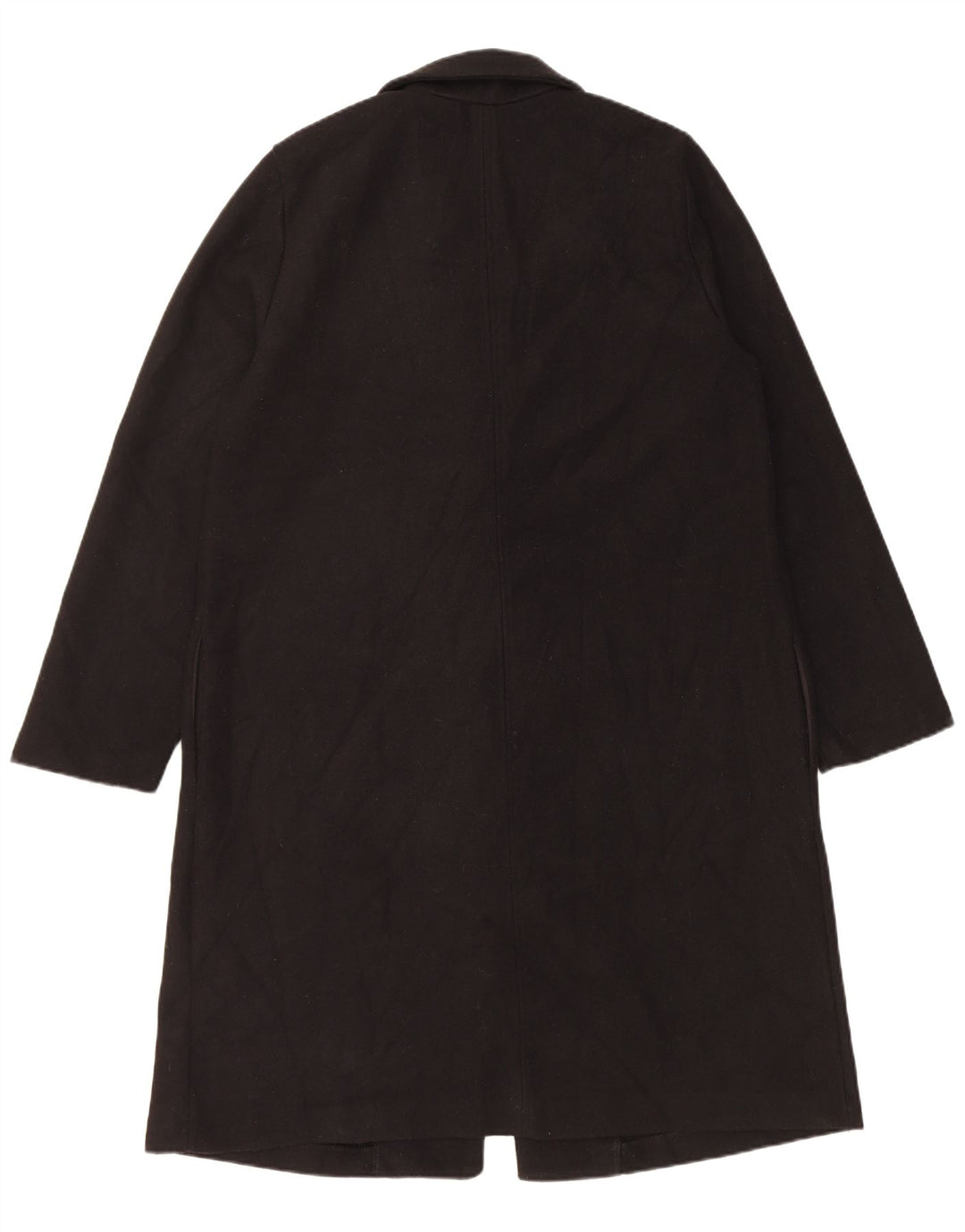 Zara Womens Open Overcoat UK 18 XL Black Polyester