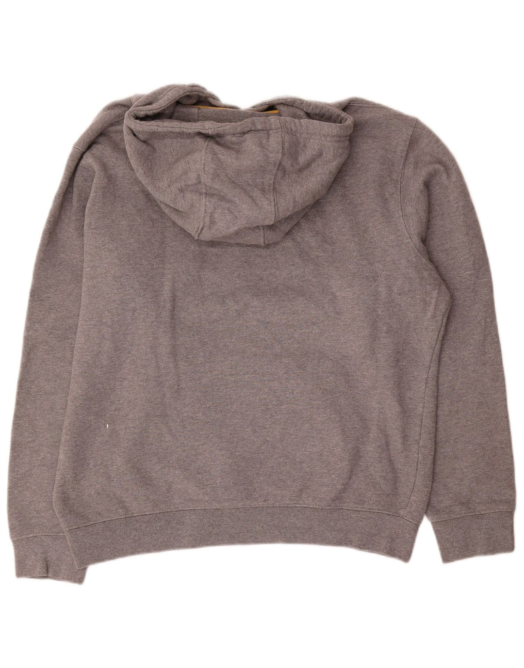 CAT Mens Graphic Hoodie Jumper Large Grey Cotton