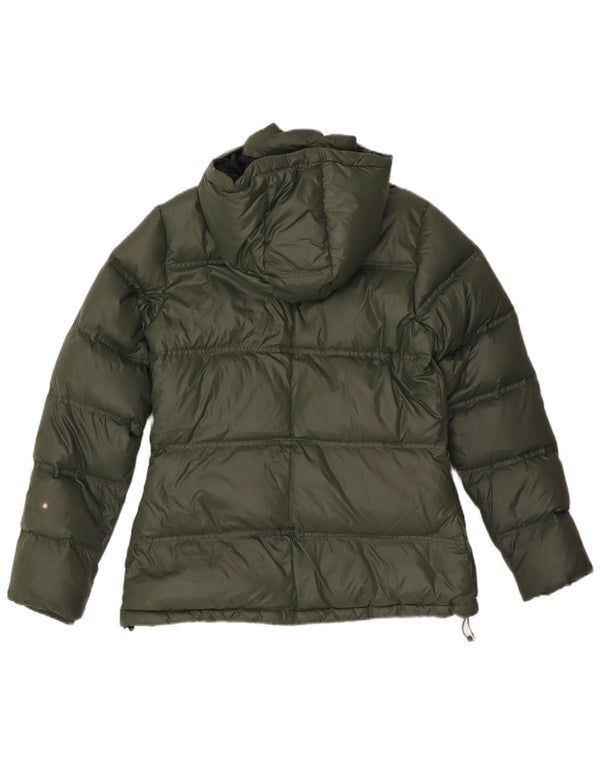 North Sails Womens Hooded Padded Jacket UK 14 Medium Green