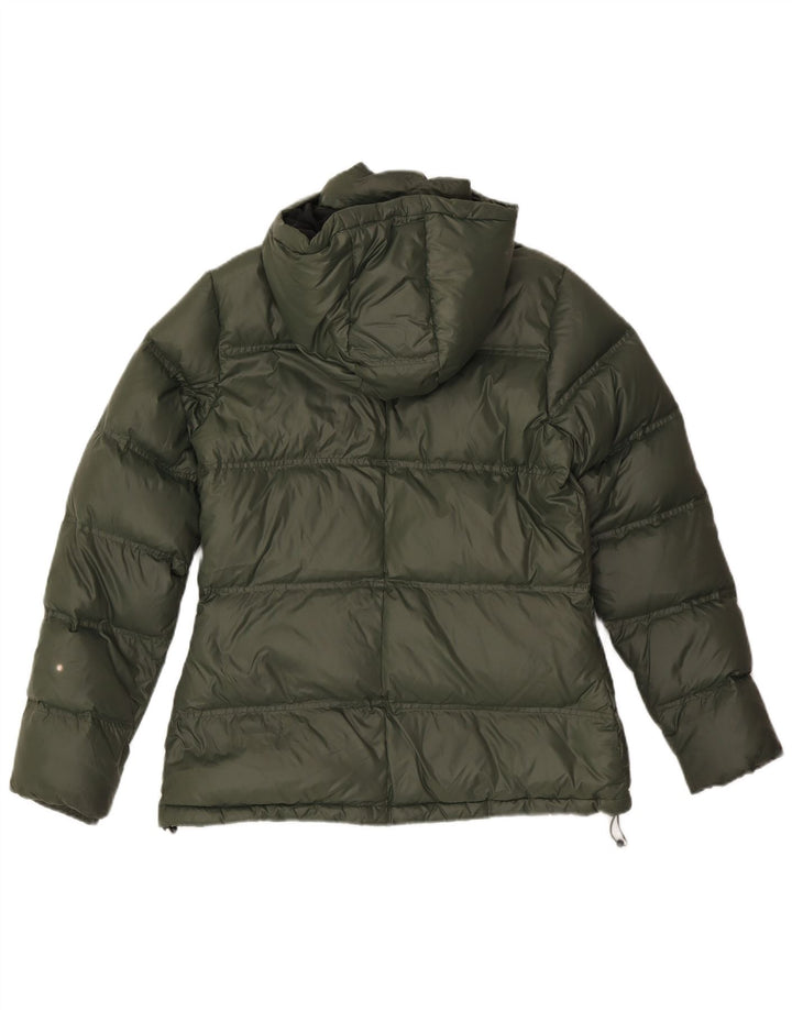 North Sails Womens Hooded Padded Jacket UK 14 Medium Green